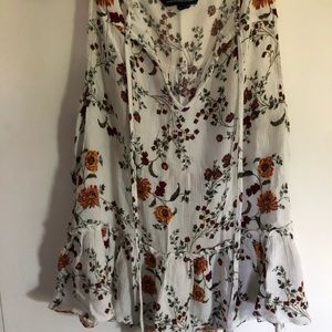 american eagle floral tank top